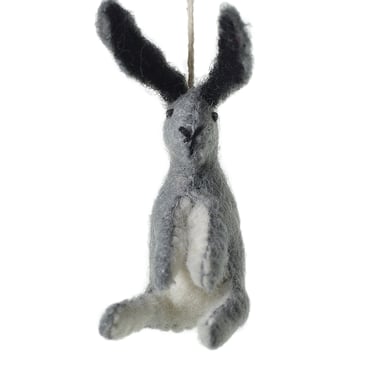 Woodland Felt Bunny Ornament