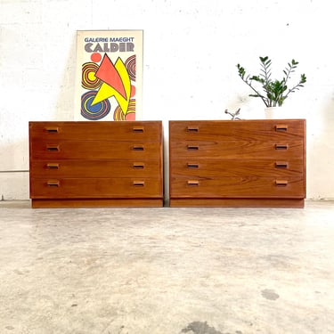 Borge Mogensen Danish Mid Century Pair of Chests or Nightstands 