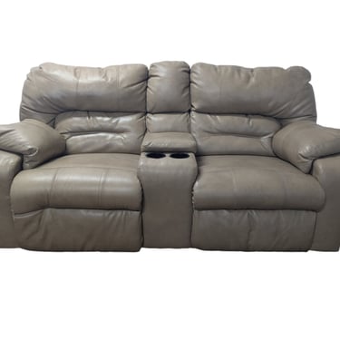 Tan Leather Recliner Couch