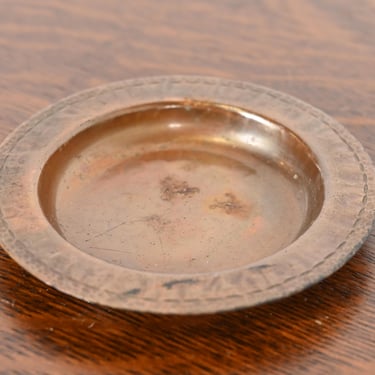 Roycroft Arts & Crafts Hammered Copper Ashtray or Catchall