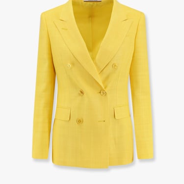 Tagliatore Women Tagliatore Yellow Blazers E Vests