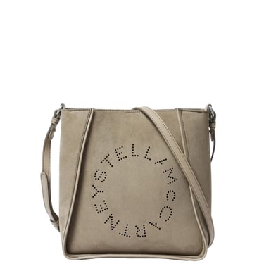 Stella Mccartney Women Alter Suede Shoulder Bag With Piping Details