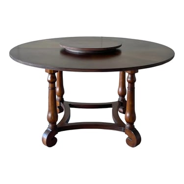 Ethan Allen Round British Classics Dining Table 