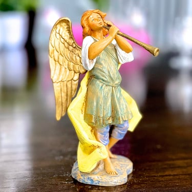 vintage Fontanini angel Italy depose violinist figurine | Cricket
