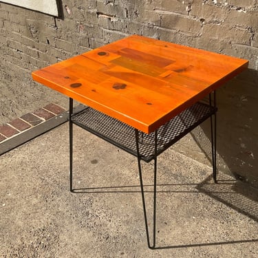 MCM Hairpin Leg Side Table