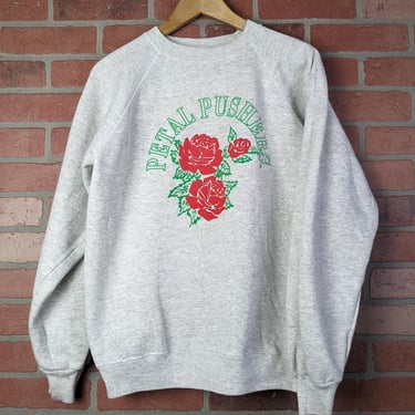 Vintage 90s Double Sided Petal Pushers ORIGINAL Lutheran Hour Crewneck Sweatshirt - Large 