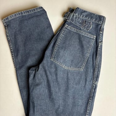 Ralph Lauren Buckle Back U.S. Army Style Jeans - size 32 X 33 