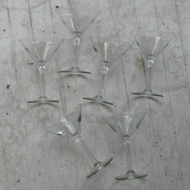 Vintage Martini Glasses (set of 6)
