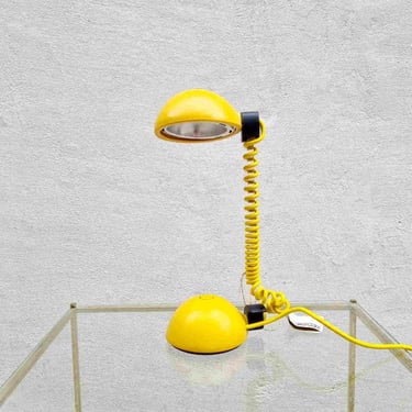 Postmodern Desk Lamp / Design Damiano Alberti for Ycami Collection /  Retro Desk Lamp / Rubber and Plexiglass / Table Lamp / 1990 / ‘90s 