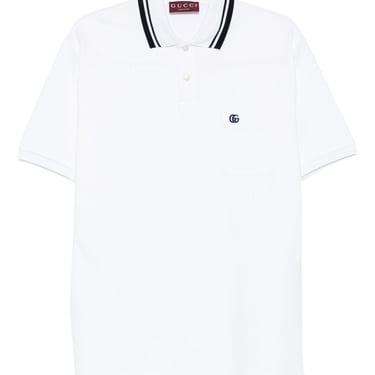 Gucci Men Logo Cotton Polo Shirt