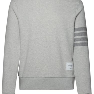 Thom Browne Man Thom Browne Gray Cotton Sweatshirt