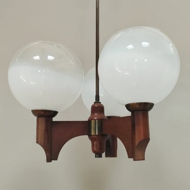 Mid-century Modern Chandelier | Sputnik | Space Age | Ceiling Light | Yugoslavia | 1970s | 