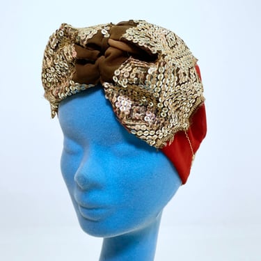 Autumn Glamour Turbanette by April Madden