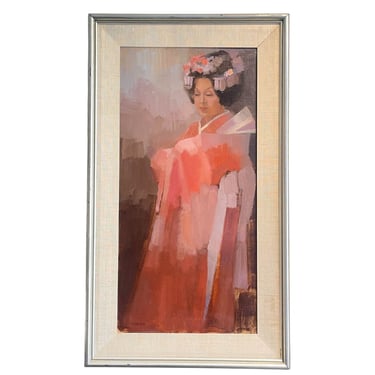 MM - Geisha Oil Painting