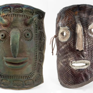 Louis Mendez Ceramic Masks, 2