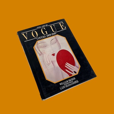 Vintage The Art of Vogue Covers Book Retro 1980s Art Deco + Hardback + William Packer + 1909-1940 + 400 Fashion Illustrations + Coffee Table 