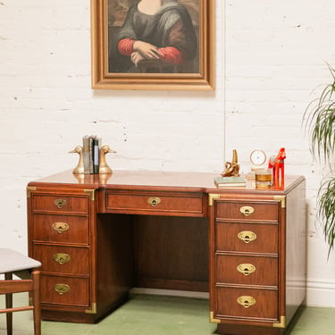 Campaign Vintage Desk by Lexington