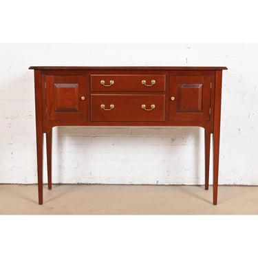 Baker Furniture Style Federal Cherry Wood Sideboard Buffet