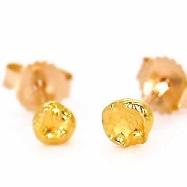 Heorth | Seed Stud Earrings | Medium 24K Gold