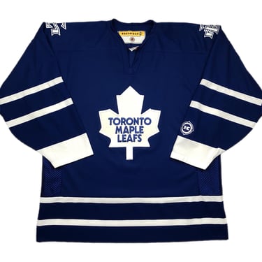 Vintage 90s KOHO Toronto Maple Leafs Embroidered NHL Home Hockey Jersey Size XL 