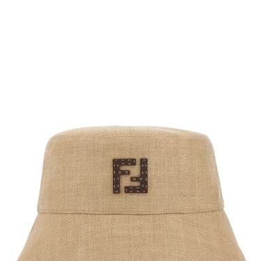 Fendi Men Raffia Hat