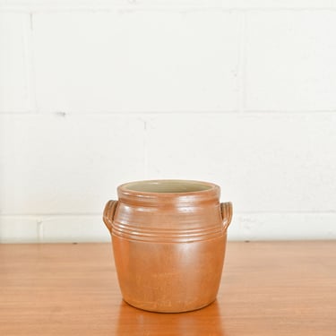 vintage french stoneware confit pot