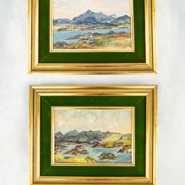 Vintage Irish Landscape Painting