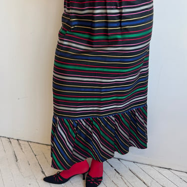 Vintage - Striped Long Skirt (XL/1X)