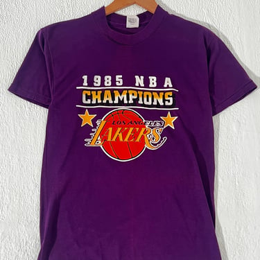 Vintage 1980’s Los Angeles Lakers 1985 Champions T-Shirt Sz. L