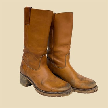 Vintage FRYE Campus Boots Men display picture 3