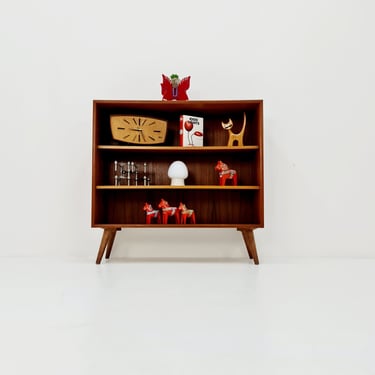 Vintage German teak cabinet sideboard By KMK , 1960s 