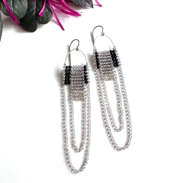 Silver Cathedral Earrings