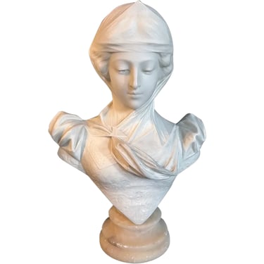 1950 MARWAL HAWAII HULA HEAD・HULA BUST MARWAL Chalkware Hawaiian Girl Bust Polynesian Hula Hibiscus