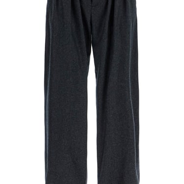 Isabel Marant Casile Wool Flannel Trousers In Nine Women