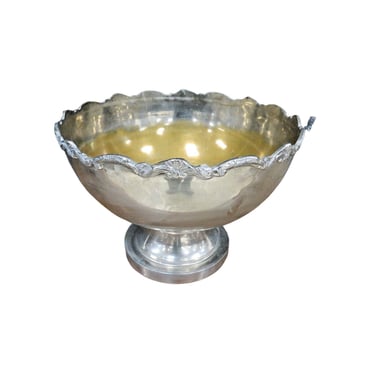 Vintage Silver Plate Centerpiece Bowl, Fruit Bowl, Punch Bowl Large 16