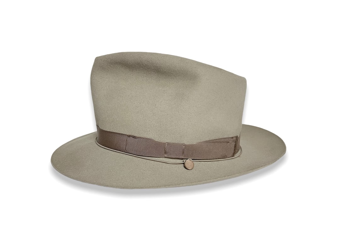 Vintage 1950s BEIER HAT CO Fedora ~ size 6 7/8 ~ Stetson