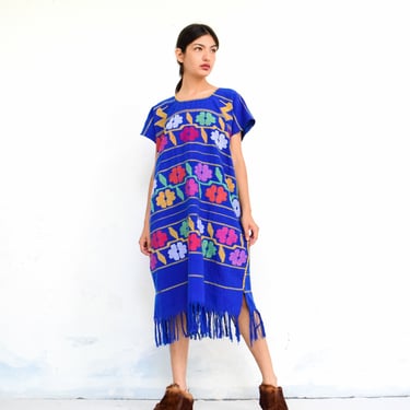 Hand Woven Mexican Huipil Dress 