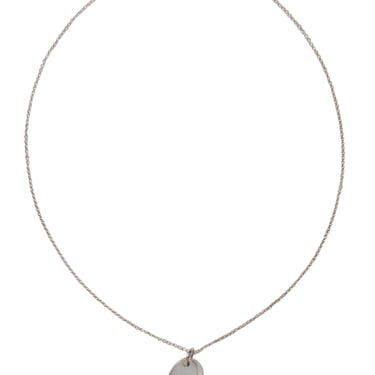 Tiffany & Co. - Sterling Silver Double Heart Tag Necklace