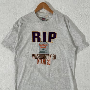 Vintage 1994 UW Huskies RIP The Miami Streak T-Shirt Sz. L