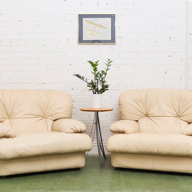 Leather Italian Club Chair
