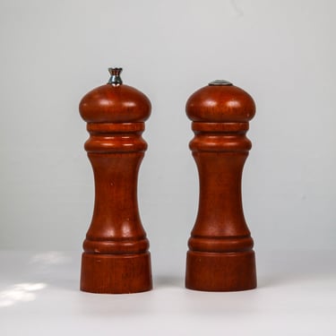 Wooden Twist Salt and Pepper Shakers
