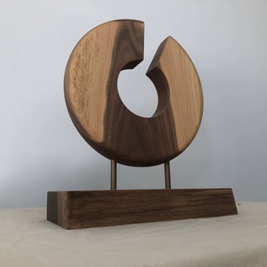 Abstract Wood Sculpture , Modern Sculpture , Mid Century Modern Sculpture , Contemporary Art , Modern Art , Modern Decor , Table Sculpture 