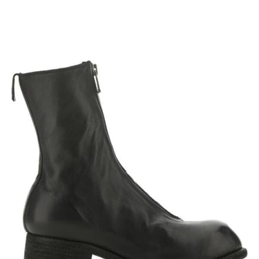 Guidi Unisex Black Leather Pl2 Boots