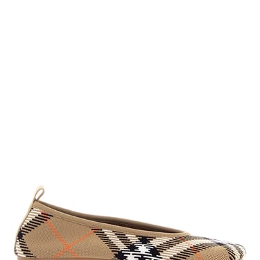 Burberry Baby Checkered Ballet Flats Women