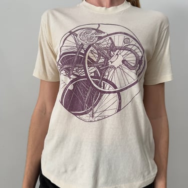 1979 Ruth San Pietro Cycling Art tee