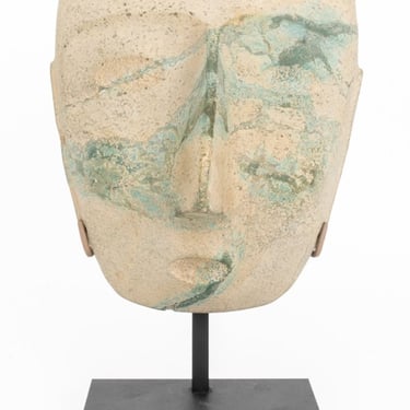 Chontal Style Carved Stone Mask