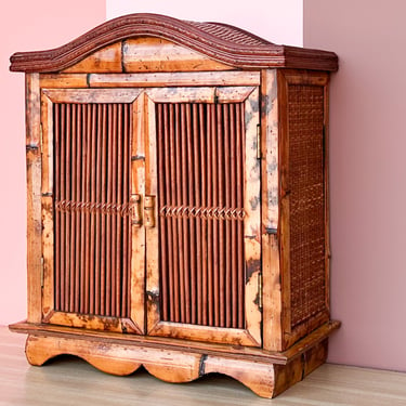 Petite Bamboo Cabinet