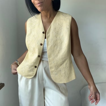 vintage embroidered waistcoat vest gilet 