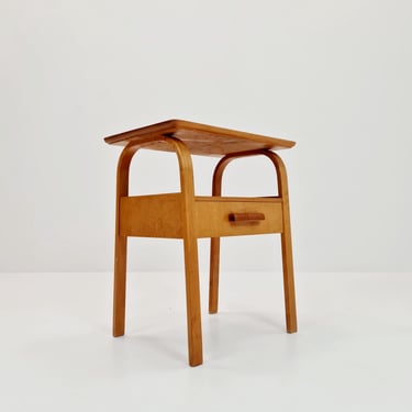 Swedish nightstand mid century design by Bertil Fridhagen for Bodafors, 1940 