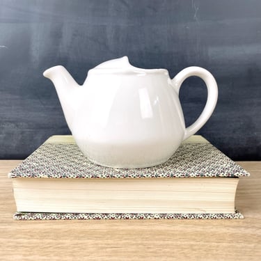 Hall London teapot #82 - white china tea for one 